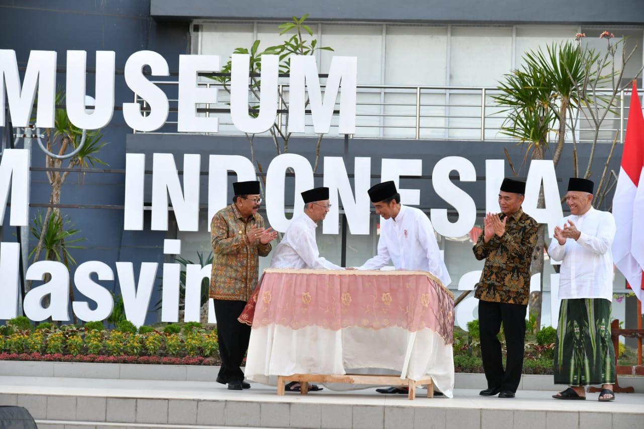 Presiden Jokowi Resmikan Museum Islam Indonesia K.H  