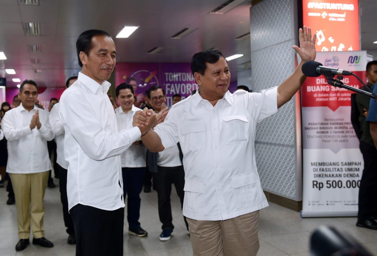 Pertemuan Presiden Jokowi dan Prabowo Subianto | Sekretariat Negara