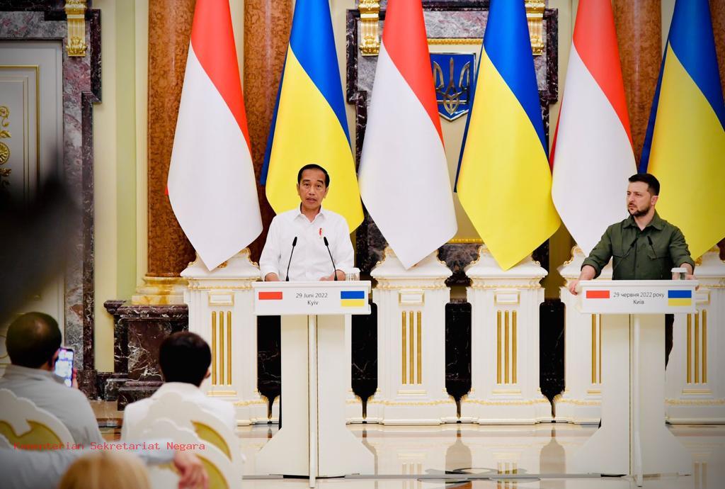 Besuch von Präsident Jokowi in der Ukraine zeigt Indonesiens Sorge  um das Land