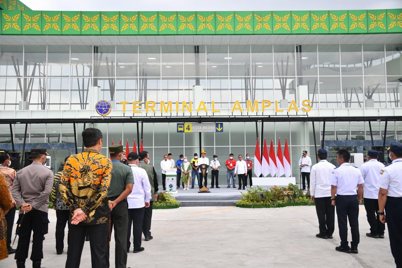 Sambutan Presiden Ri Pada Peresmian Terminal Amplas Kota Medan Dan