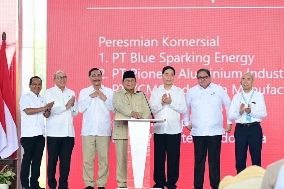 Presiden Prabowo meluncurkan 11 proyek hilirisasi nikel di kawasan IWIP Maluku Utara